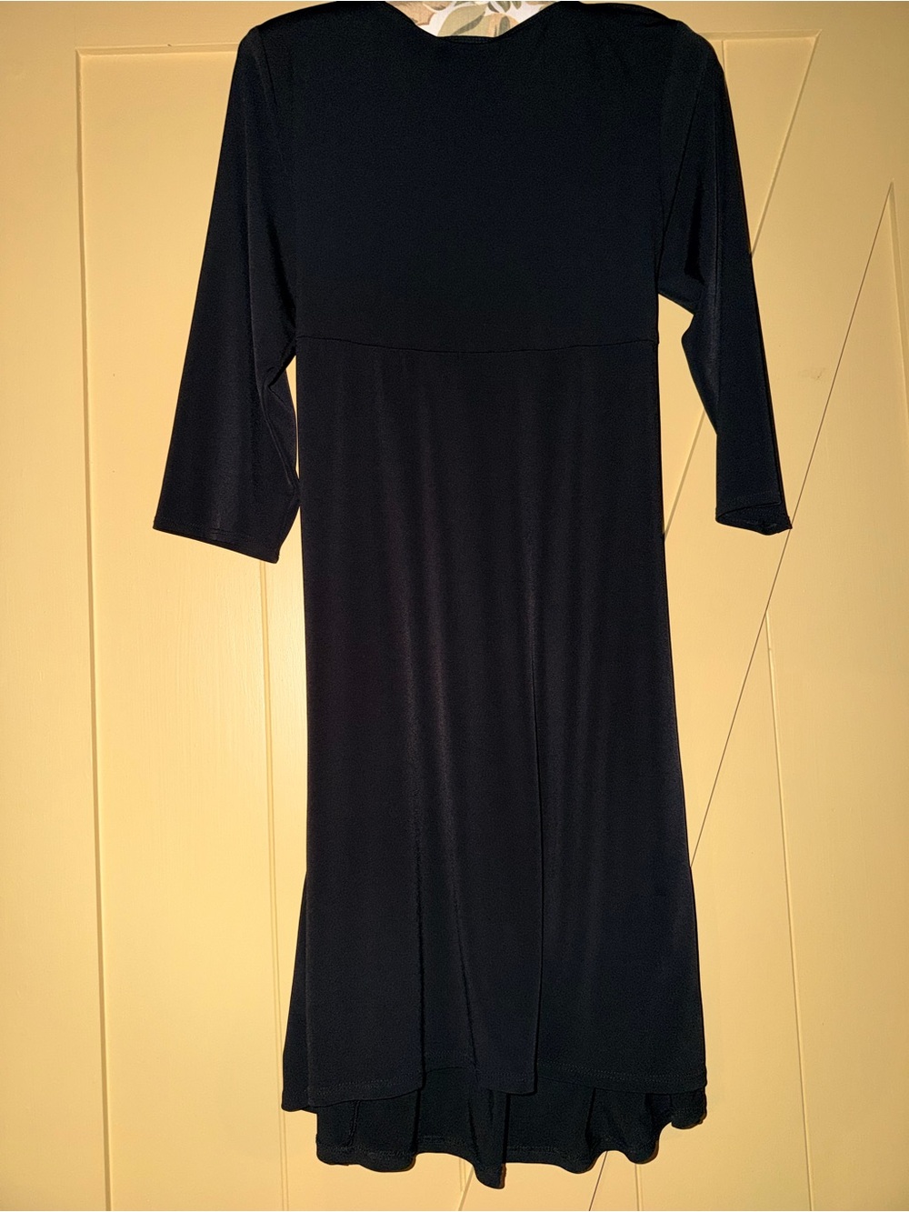 Motherhood Maternity Black Faux Wrap Dress Size L